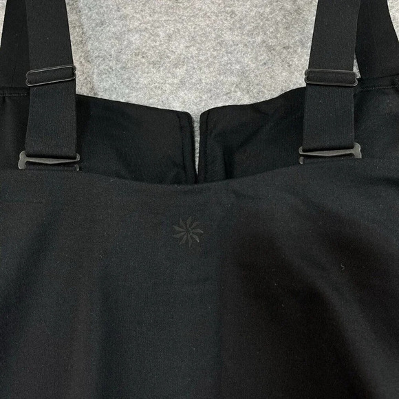 Athleta Square Neck V Cup One Piece Swimsuit Womens 36B/C Black Slimming - Picture 5 of 13